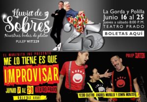 El Teatro Prado del Águila Descalza finaliza junio con grandes artistas.