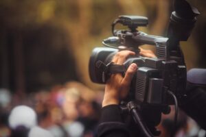 Video,Camera,Operator,Working,With,His,Equipment